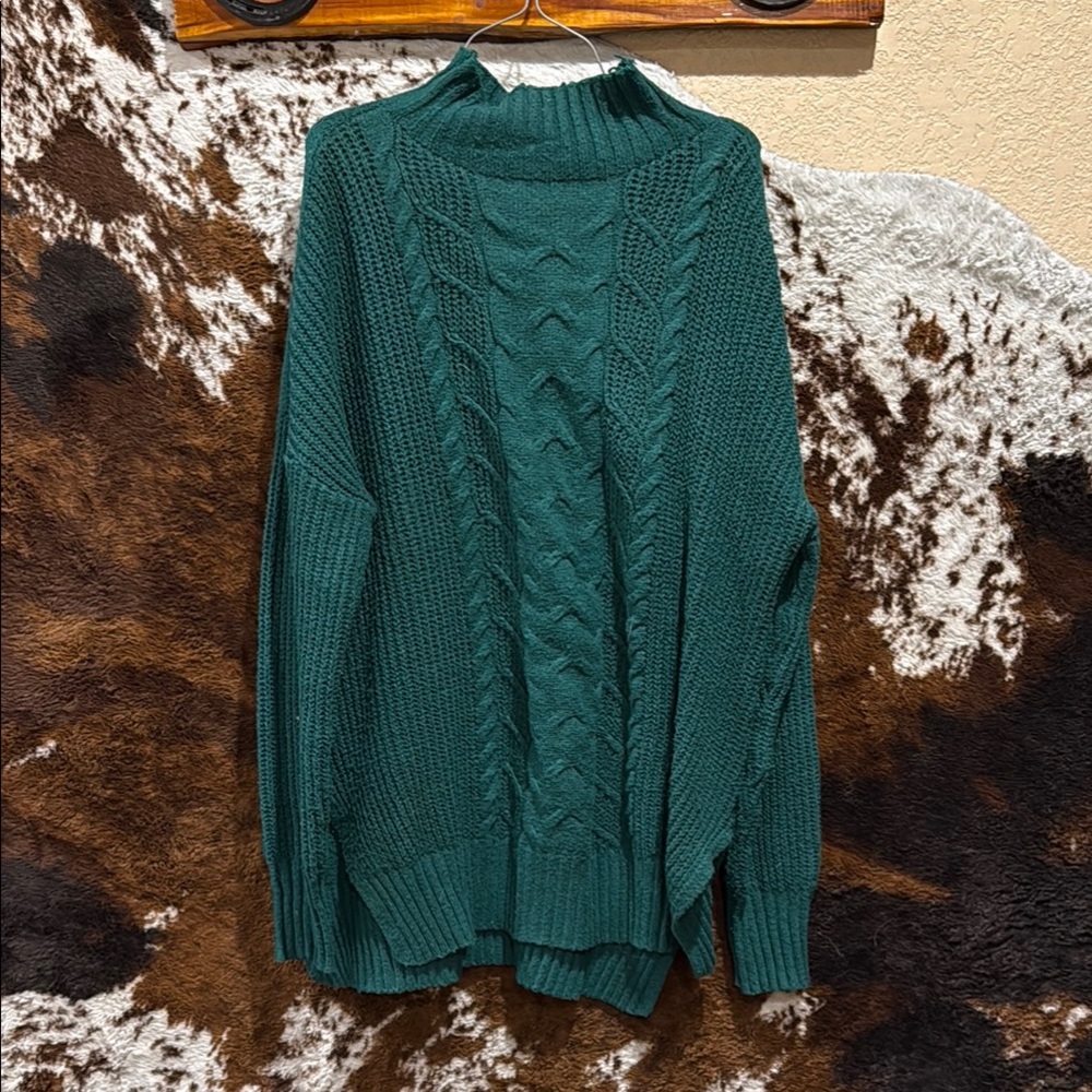 Maurices Cowl Neck Sweater in Soft Heather Gray